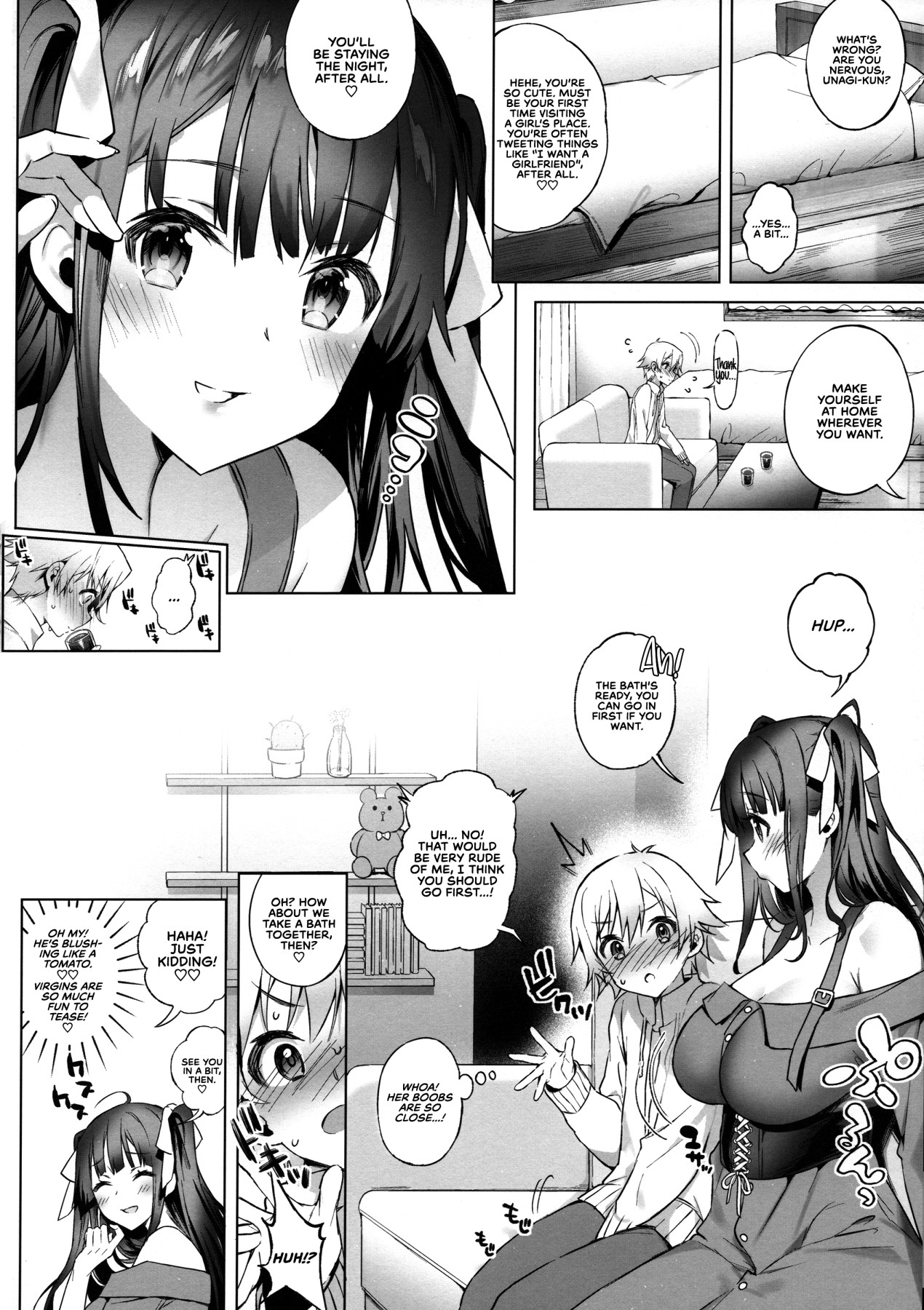 hentai manga The Girl I Met Online Can't Restrain Herself